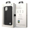 Original Handyhülle IPHONE 14 PLUS BMW Hardcase Silicone Signature Logo Magsafe schwarz