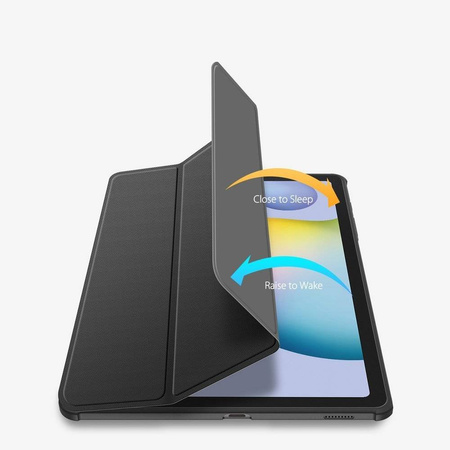 Dux Ducis Toby pancerne etui z klapką Smart Case do Samsung Galaxy Tab S6 Lite z uchwytem na rysik czarny