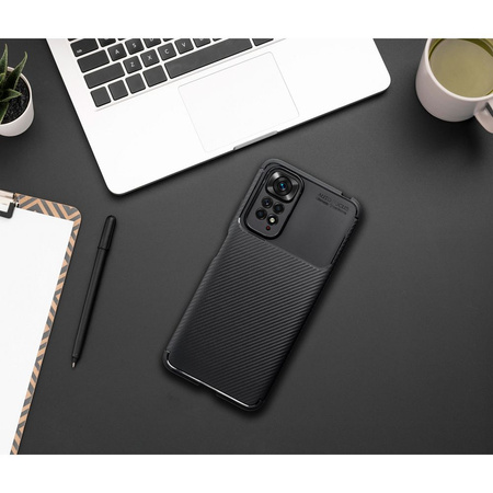 Futerał CARBON PREMIUM do XIAOMI Redmi 12C czarny
