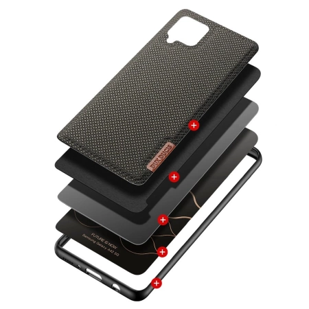 Etui SAMSUNG GALAXY A42 5G Dux Ducis Fino Nylonowe zielone
