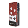 Original Case IPHONE X / XS Karl Lagerfeld Book Valentine red