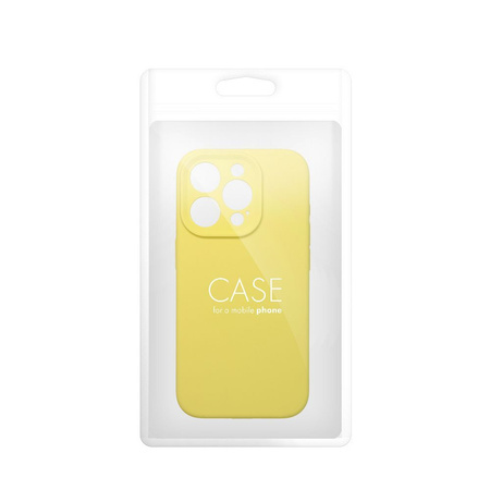 Futerał SILICONE 2mm do IPHONE 16e (SE 4 2025) żółty