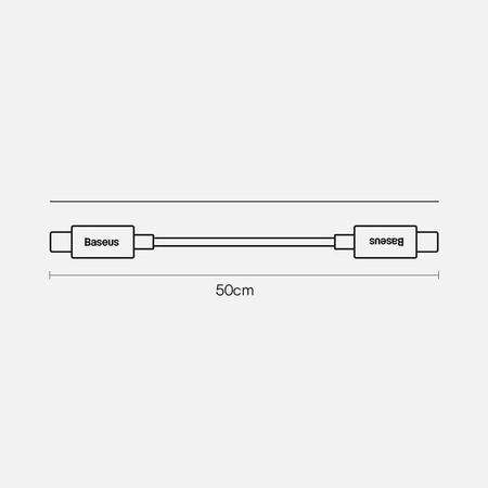 Baseus Magnetic Bracket Power Bank mit MagSafe Wireless Charging 10000mAh 20W Overseas Edition Blau (PPCX000203) + USB Type C Baseus Xiaobai Series 60W 0.5m