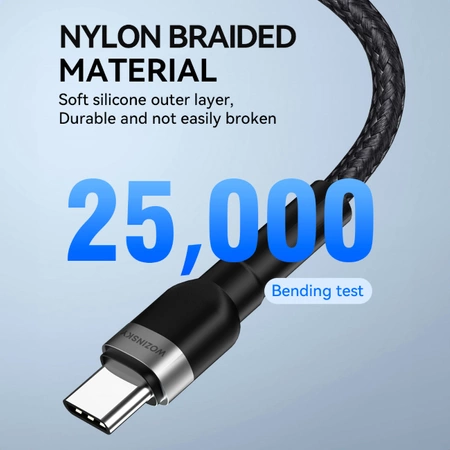 Wozinsky WNBCL2 Lightning / USB-C PD 30W cable 2 m - black