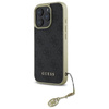 Original Case IPHONE 16 PRO MAX Guess Hardcase 4G Charms Collection (GUHCP16XGF4GGR) black