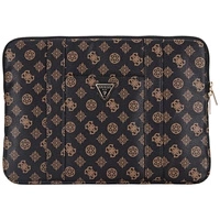 Guess Sleeve Peony Pocket Triangle 14&quot; Laptop Bag - Black