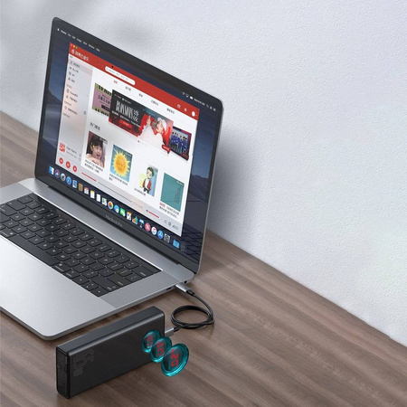 Baseus Amblight power bank 65W 30000mAh Overseas Edition biały (PPLG000102)