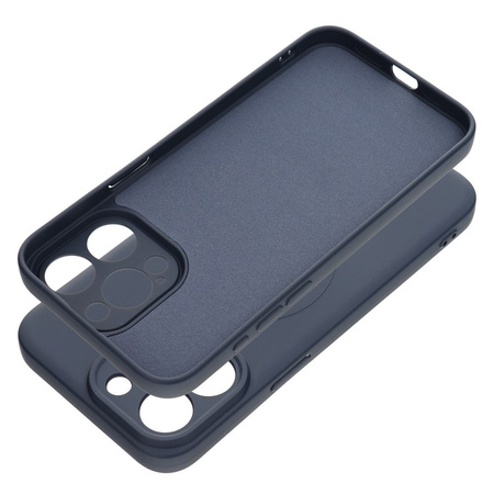 Futerał Silicone Mag Cover kompatybilny z MagSafe do IPHONE 15 PRO MAX tytanowy niebieski