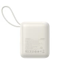 Joyroom JR-PBF27 10000 mAh 22,5 W Powerbank mit integrierten USB-C- und Lightning Kabeln - Weiß