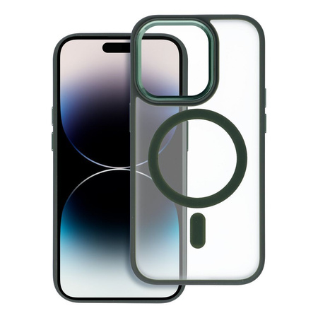 Futerał MATTE MAG COVER kompatybilny z MagSafe do IPHONE 16 Plus zielony