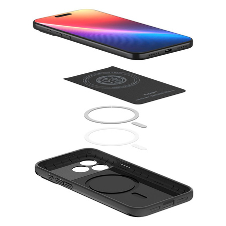 SPIGEN futerał THIN FIT MAG kompatybilny z MagSafe do IPHONE 17 Pro black