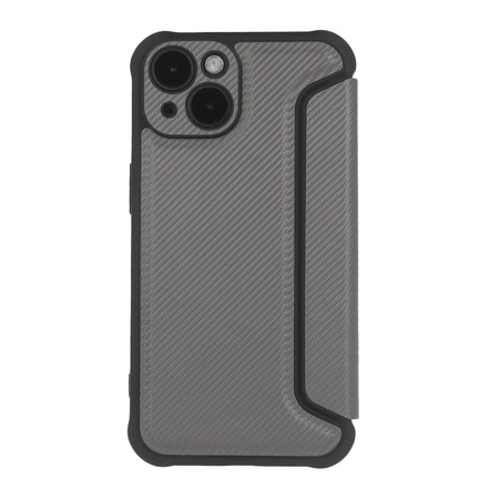 Etui Smart Carbon do Xiaomi Redmi Note 13 Pro 5G (global) srebrne