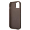 Guess GUHCP15MG4GFBR iPhone 15 Plus 6,7&quot; braun/braune Hartschale 4G Metall Gold Logo