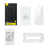 Baseus Full Screen Tempered Glass for iPhone 14 Plus / 13 Pro Max with Speaker Cover 0.4mm + Mounting Kit