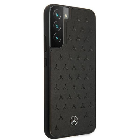 Mercedes MEHCS22MPSQBK S22 + S906 black / black hardcase Leather Stars Pattern