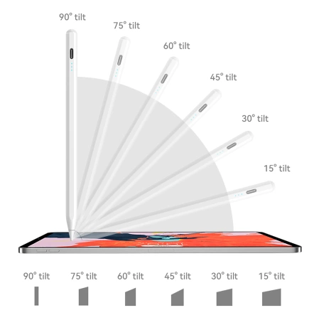 Joyroom JR-X15 aktiver Eingabestift 130 mAh USB-C – weiß