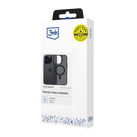 3MK Smoke MagCase iPhone 15 Pro Max 6.7"