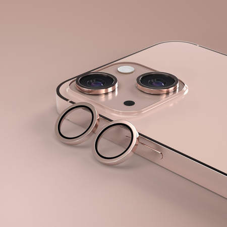Etteri szkło na aparat do iPhone 13 / 13 Mini różowy