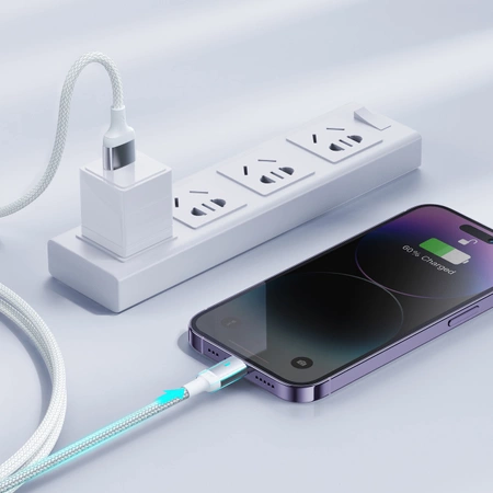 Joyroom kabel USB - Lightning 2.4A A10 Series 3 m biały (S-UL012A10)