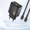 Dudao A27 MaxC 35W Wall Charger + USB-C Cable - Black