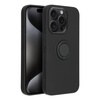 Futerał SILICONE RING do IPHONE 15 PRO czarny