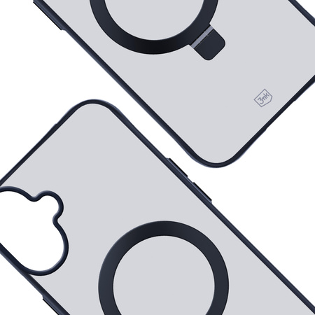 3MK Smoke Case iPhone 16 Magsafe & Stand