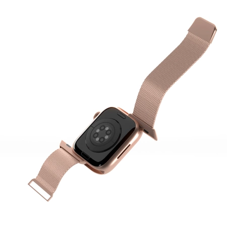 Puro Milanese Stainless Steel Apple Watch Band 38/40/41mm - Pink