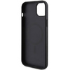 Original Handyhülle APPLE IPHONE 15 PLUS Guess Hardcase Saffiano MagSafe (GUHMP15MPSAHMCK) schwarz