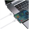 Kabel USAMS US-SJ603 U84 3A USB-C do     USB-A 3m biały