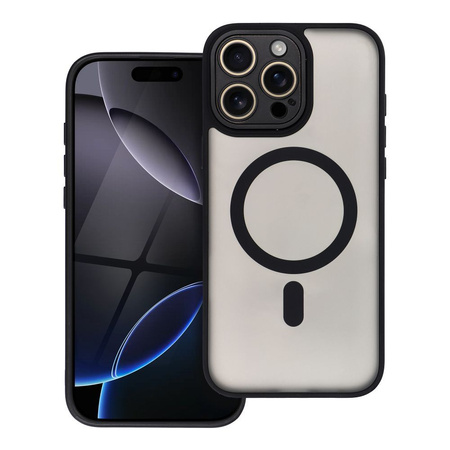 Futerał VARIETE MAG COVER kompatybilny z MagSafe do IPHONE 12 czarny