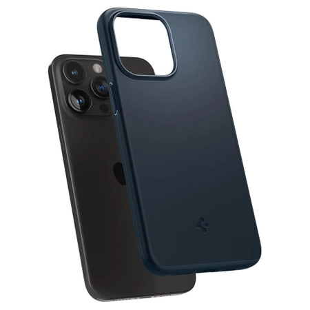 Spigen Thin Fit, Metallschiefer – iPhone 15 Pro