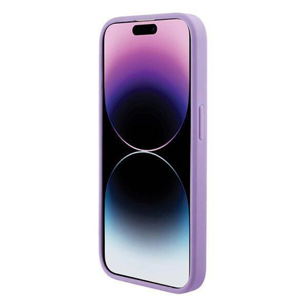 Guess GUHMP15XPSAHMCU iPhone 15 Pro Max 6,7&quot; lila/lila Hardcase Saffiano MagSafe