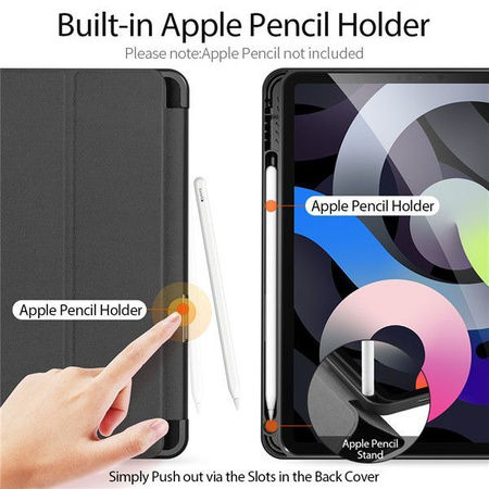 DUX DUCIS Domo - etui składane z miejscem na rysik do iPad Air 4/5 10.9 czarne