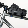 Wozinsky bicycle bag for the frame, armored, with a phone pocket, 1.7 l - black