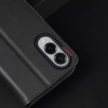 Dux Ducis Hivo Samsung Galaxy S25 Edge Hülle mit Klappdeckel und RFID-Schutz - Schwarz