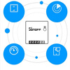 Sonoff MINI R2 WI-FI dopuszkowy przekaźnik przełącznik sterownik Wi-Fi do 10 A biały (M0802010010)