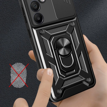 Hybrid Armor Camshield Samsung Galaxy A36 Black