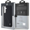 Oryginalne Etui MERCEDES hardcase Leather Curved Stitches MEHCS24S23RBCSK do Samsung Galaxy S24 Czarny