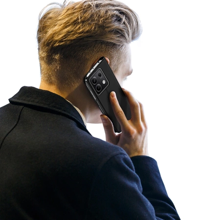 Dux Ducis Skin Pro Hülle mit Klappe und Kartenfach für Xiaomi Redmi Note 13 5G – Schwarz