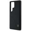 Original Case SAMSUNG GALAXY S25 ULTRA Mercedes Leather Curved Stitches black