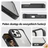Militärzertifizierte PanzerGlass ClearCase iPhone 15 Pro Hülle – Transparent und Schwarz
