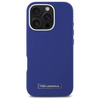 Original Case IPHONE 16 PRO Karl Lagerfeld Hardcase FW Metal Plate MagSafe (KLHMP16LPGMSRPB) blue