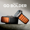 SPIGEN WBF1 BAND APPLE WATCH 6 / 7 / 8 / 9 / 10 / SE / ULTRA 1 / 2 (44 / 45 / 46 / 49 MM) BLACK/ORANGE