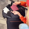 Wozinsky sports bag backpack hand luggage bag 40x20x25 cm for plane black (WSB-B01)
