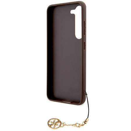 Guess 4G Charms Collection case for Samsung Galaxy S24 - brown