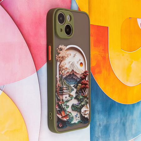 Nakładka Ultra Trendy do Samsung Galaxy A15 4G / A15 5G Travel zielona