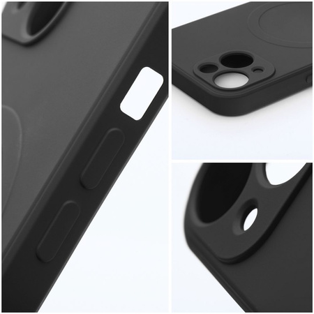 Etui do iPhone 15 MagSafe czarne + Szkło
