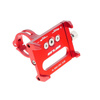 Uchwyt rowerowy na kierownice GUB G85 Aluminium czerwony