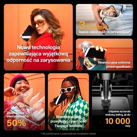PanzerGlass Ultra-Wide Fit gehärtetes Glas mit Blend- und Blaulichtfilter mit Positionierer für iPhone 15 Pro Max