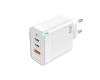 JELLICO wall charger C79 GaN PD 65W 2xUSB-C + 1xUSB QC3.0 White